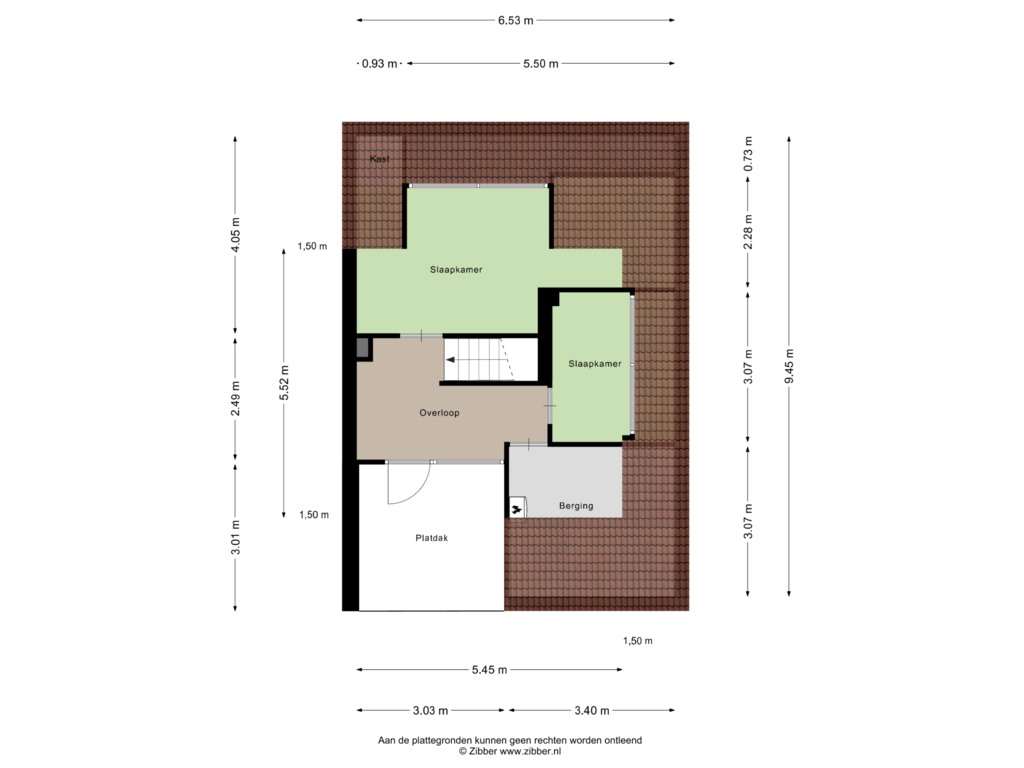 Bekijk plattegrond van Tweede verdieping van Meerkoet 24