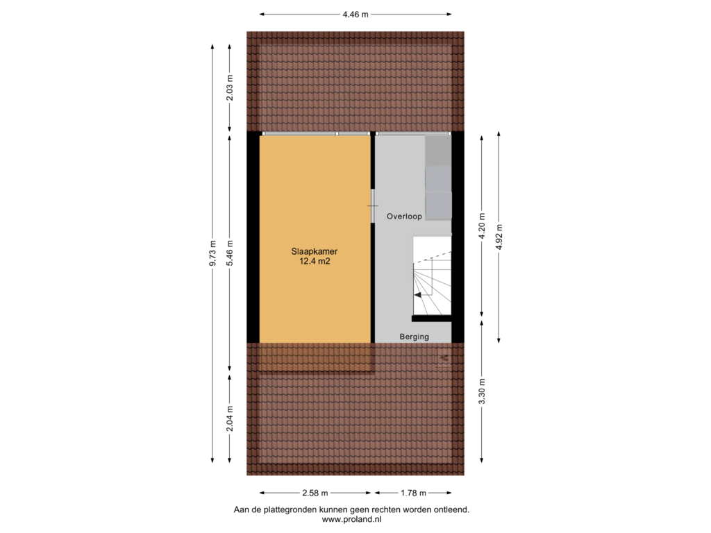 View floorplan of 2e Verdieping of Raaigras 133