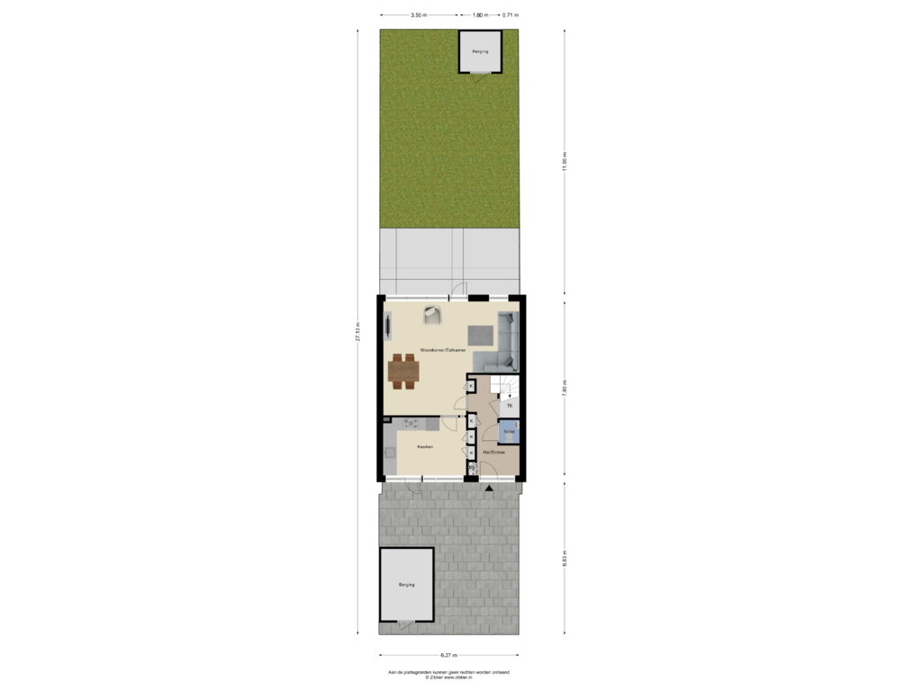 Bekijk plattegrond van Begane Grond_Tuin van Kralingenpad 49