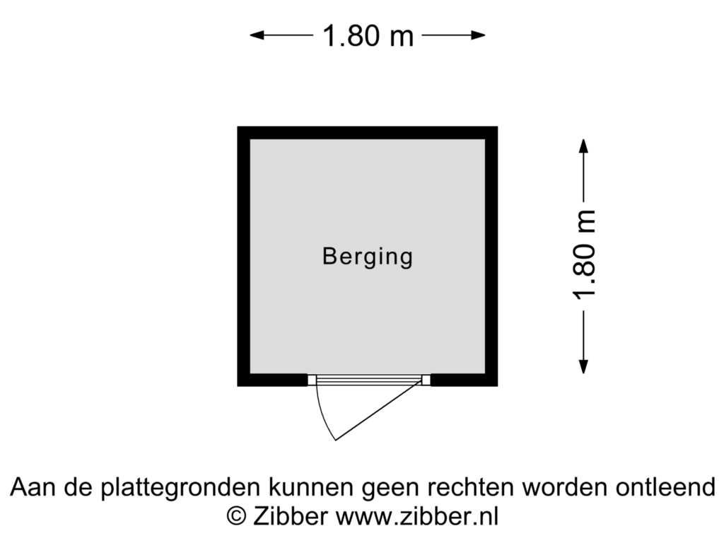 Bekijk plattegrond van Berging van Kralingenpad 49