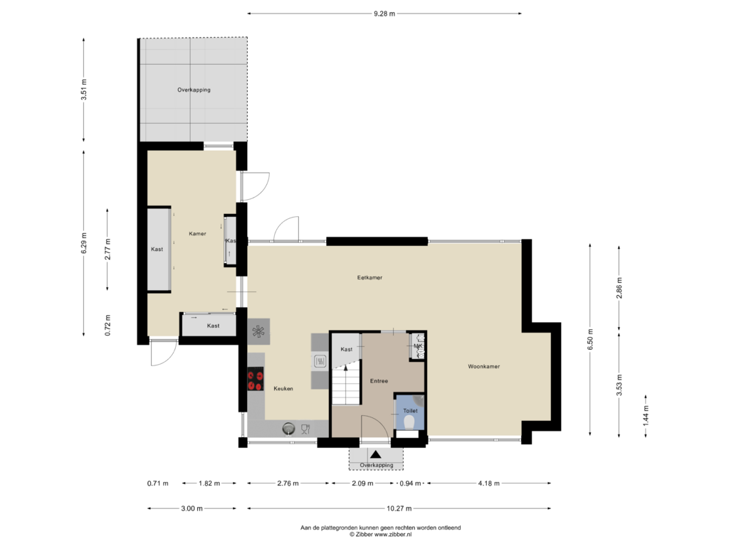 Bekijk plattegrond van Begane Grond van Koperslager 2