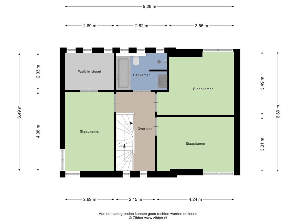 Bekijk plattegrond van Eerste Verdieping van Koperslager 2