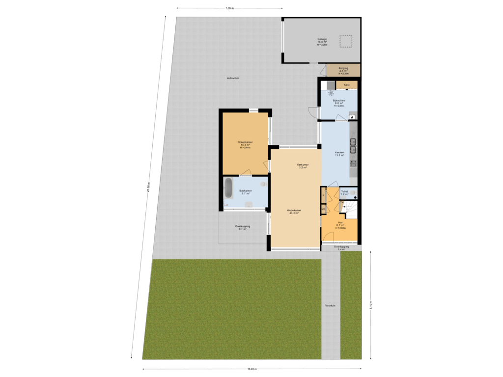 Bekijk plattegrond van Situatie van Ljiploane 4