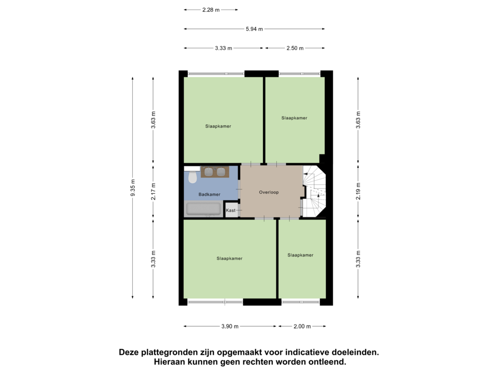 Bekijk plattegrond van Eerste Verdieping van Jacob van Lennepstraat 24