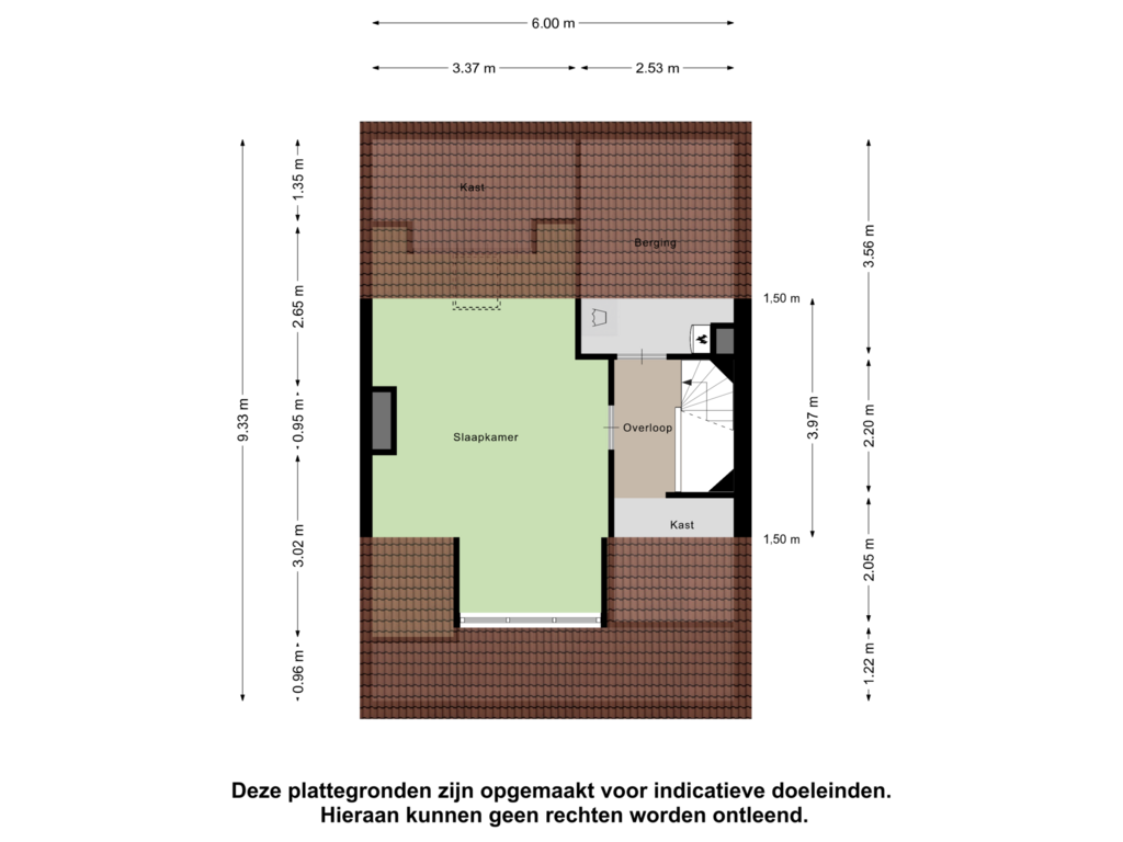 Bekijk plattegrond van Tweede Verdieping van Jacob van Lennepstraat 24