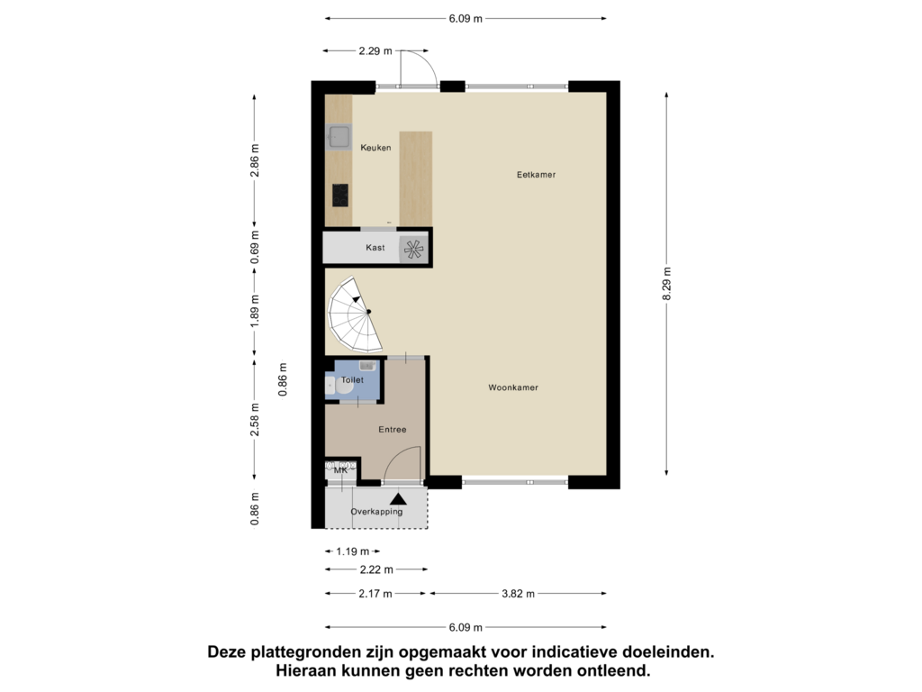 Bekijk plattegrond van Begane Grond van Duinbeek 34