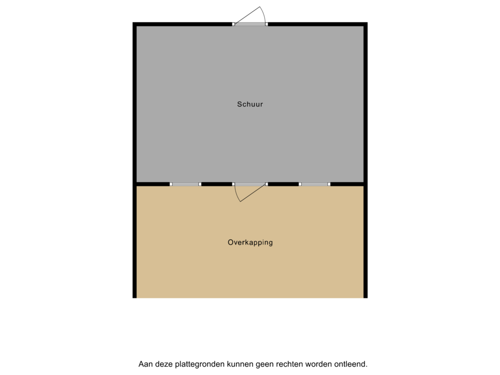 Bekijk plattegrond van Schuur van Vechtstraat 25