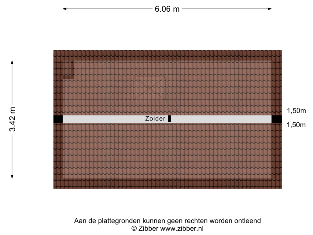 Bekijk plattegrond van Zolder van Gunninglaan 56