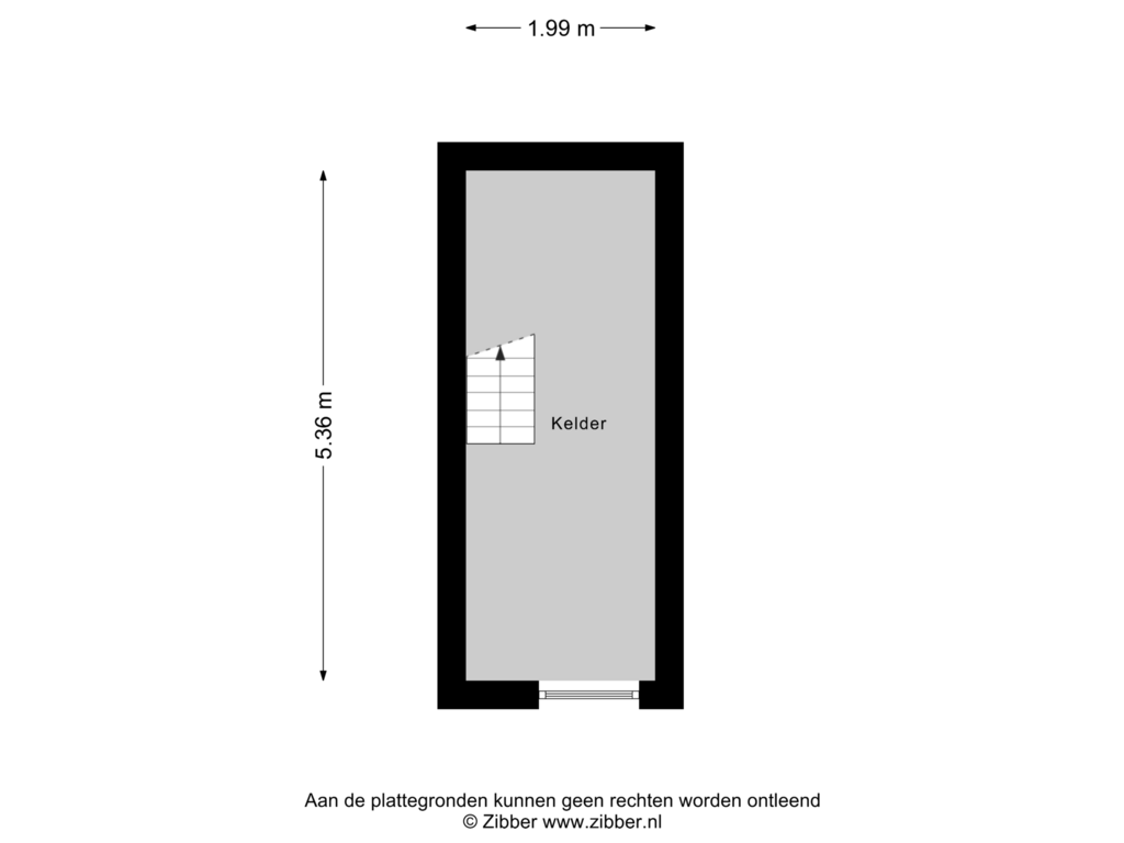 Bekijk plattegrond van Kelder van Gunninglaan 56