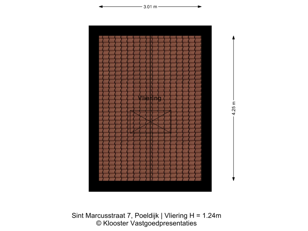 Bekijk plattegrond van Vliering van Sint Marcusstraat 7