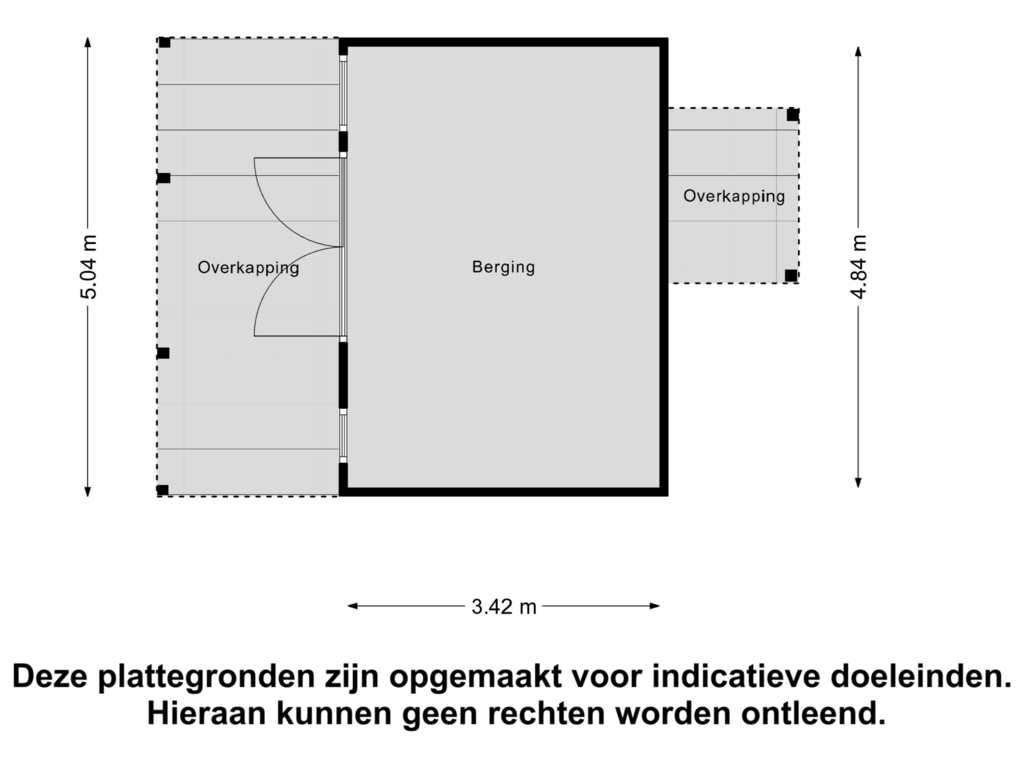 Bekijk plattegrond van Berging van Gooischelaan 22