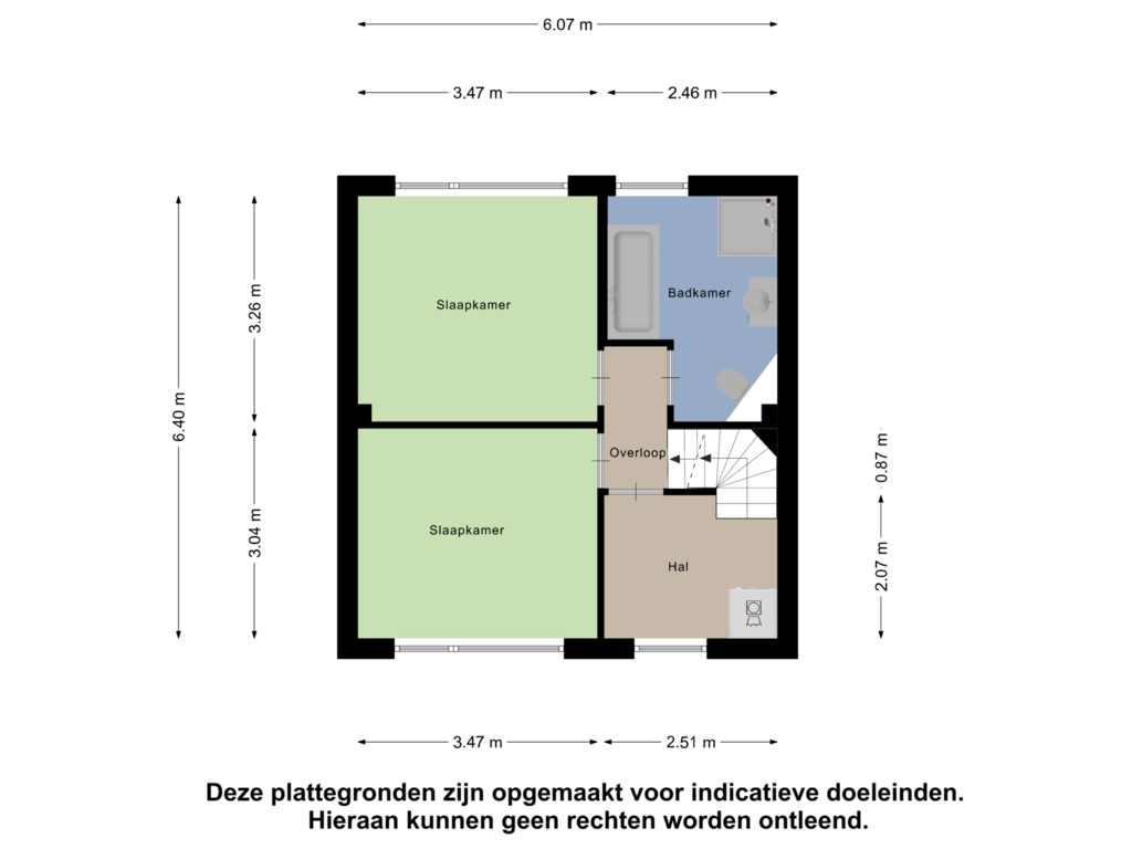 Bekijk plattegrond van Eerste Verdieping van Lindehoutstraat 3