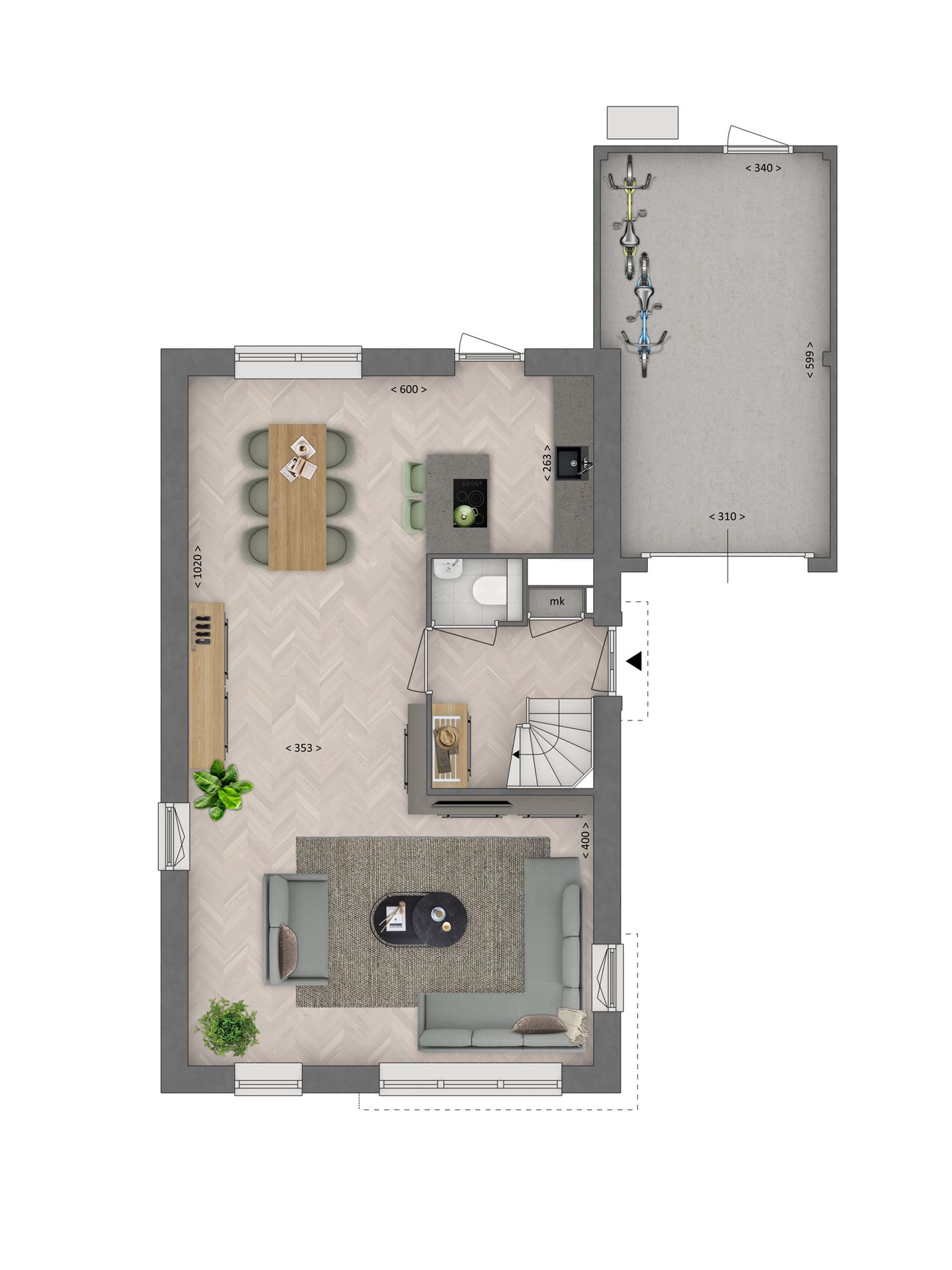 Foto 10 van In de Luwte fase 1b - Bouwnummer 117 (Bouwnr. 117)