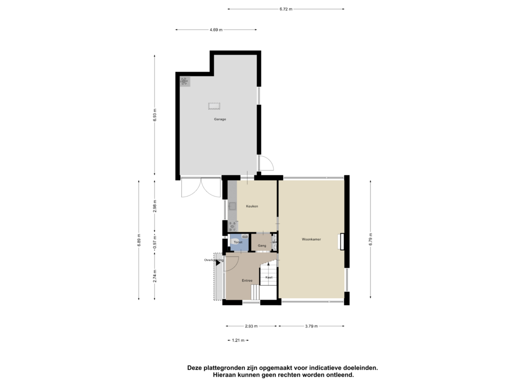 Bekijk plattegrond van Begane Grond van Costverloren 6