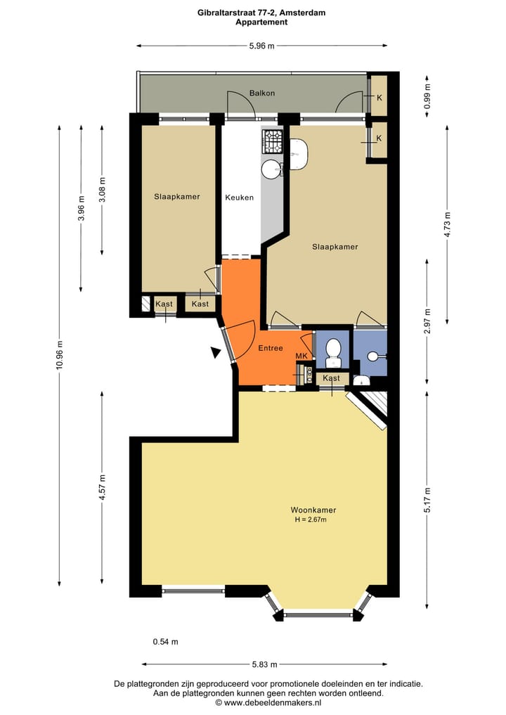 Foto 25 van Gibraltarstraat 77-2