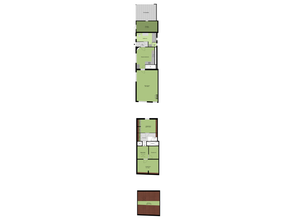 Bekijk plattegrond van Floor 3 van Smidstraat 14