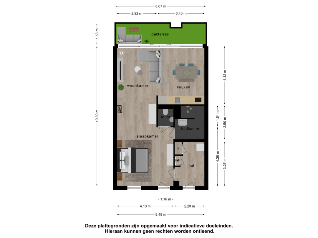 Bekijk plattegrond van Appartement van Philitelaan 57-012