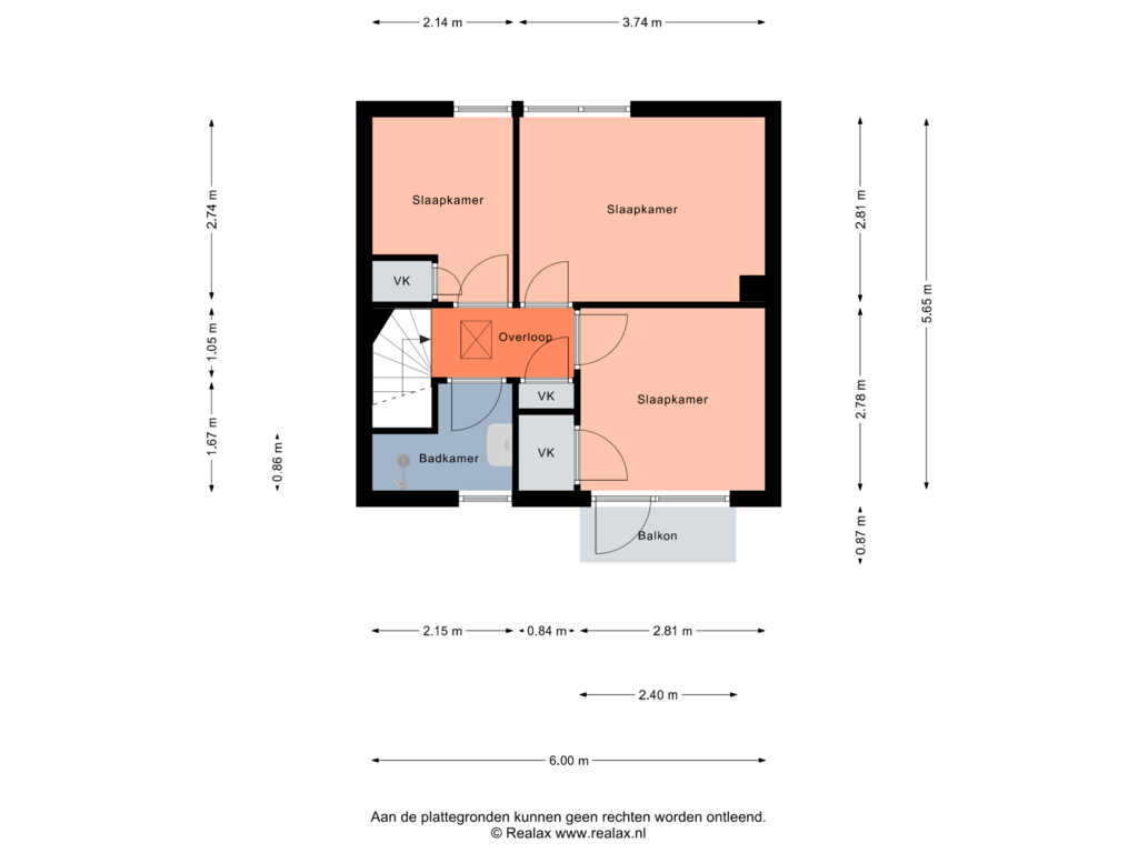 Bekijk plattegrond van Verdieping 1 van P.H. ter Meulenplantsoen 19