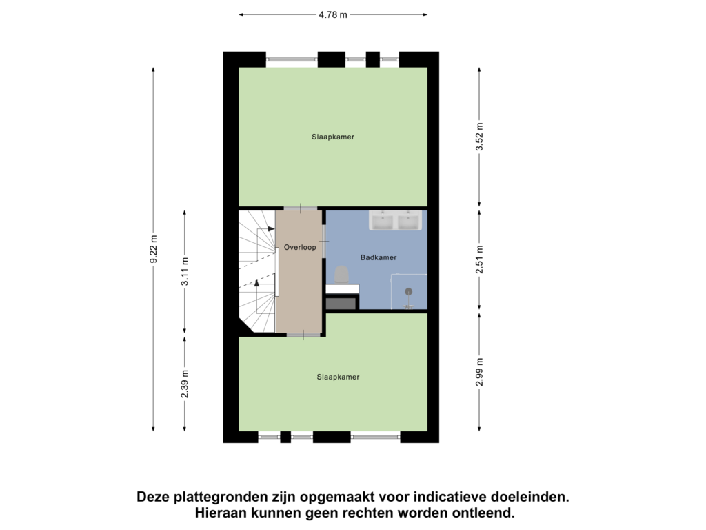 Bekijk plattegrond van Eerste Verdieping van Den Eik 34