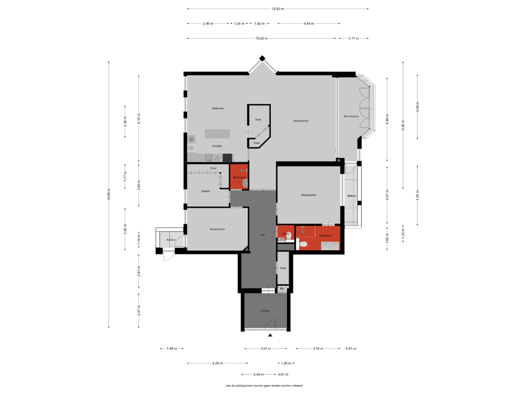 Bekijk plattegrond van Appartement van Scottlaan 238