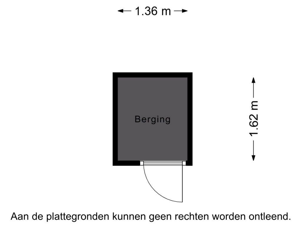 Bekijk plattegrond van Berging van Scottlaan 238