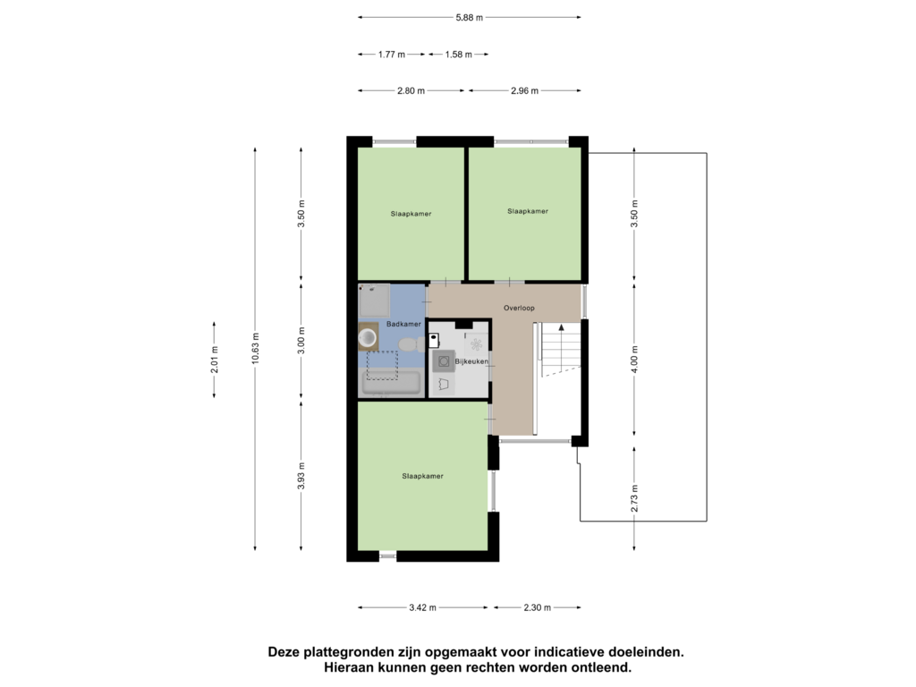 Bekijk plattegrond van Eerste Verdieping van Herman Teirlinckstraat 24