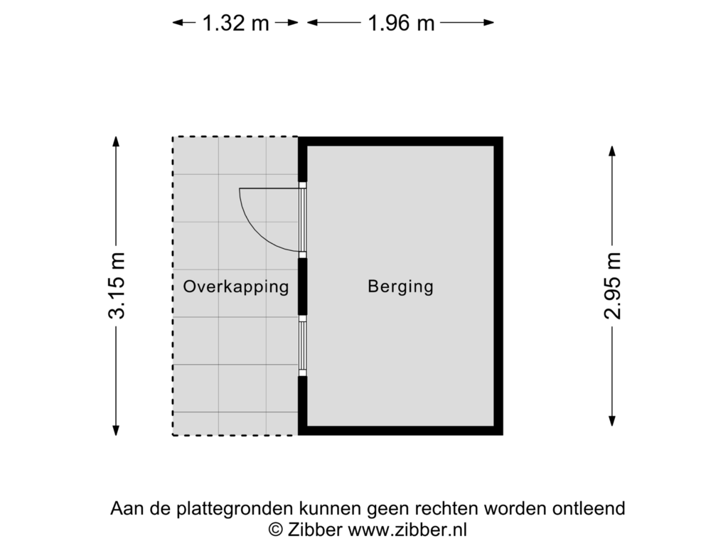 Bekijk plattegrond van Berging van Herman Teirlinckstraat 24