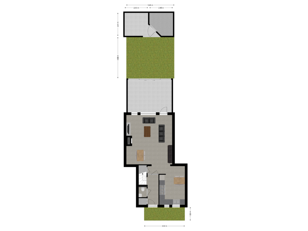 Bekijk plattegrond van Situatie van De Schans 21