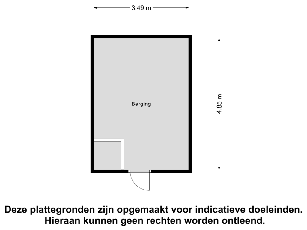 Bekijk plattegrond van Berging van Rotterdamsedijk 4-D