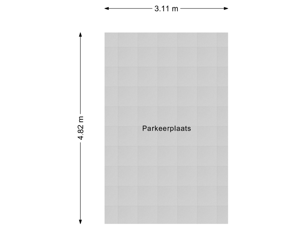 View floorplan of Parkeerplaats of Oud-Bodegraafseweg 24