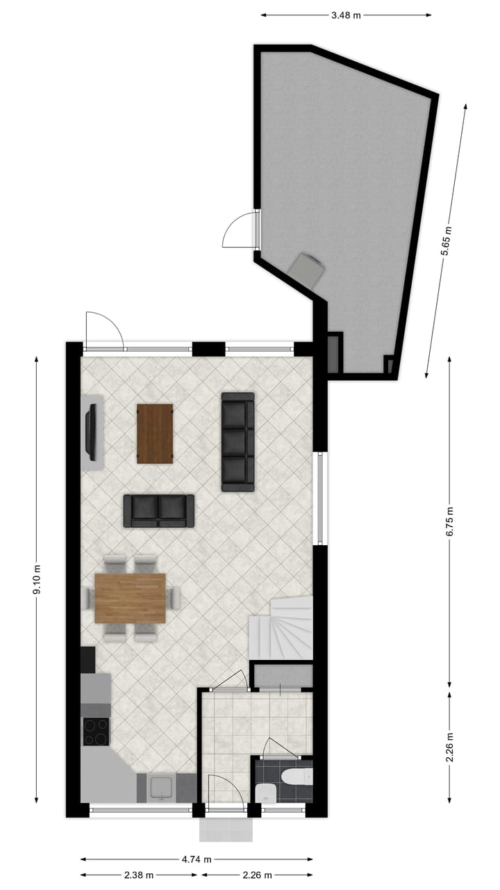 Foto 28 van Kapelstraat 83-A