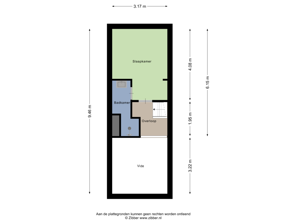 Bekijk plattegrond van + 1e Verdieping van Verlengde Breevaart 66