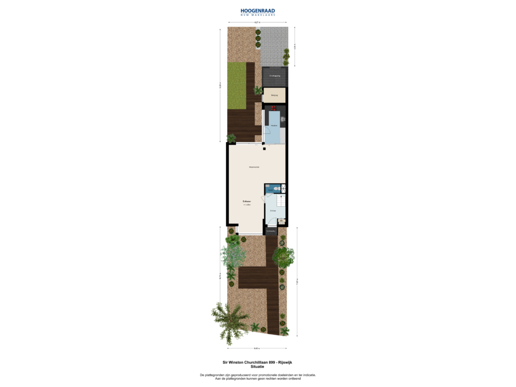 Bekijk plattegrond van Situatie van Sir Winston Churchillln 899