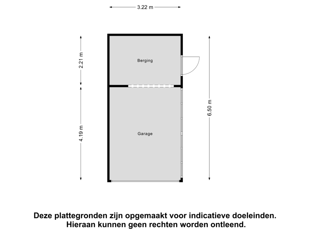 Bekijk plattegrond van Garage van Kastanjelaan 53