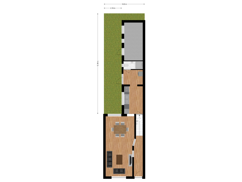 Bekijk plattegrond van Situatie van Sint Janstraat 5