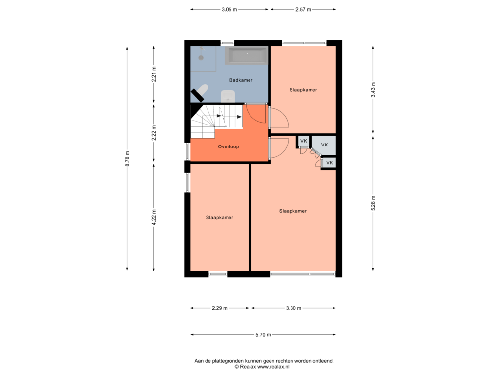 Bekijk plattegrond van Verdieping 1 van Dorpsbleek 32