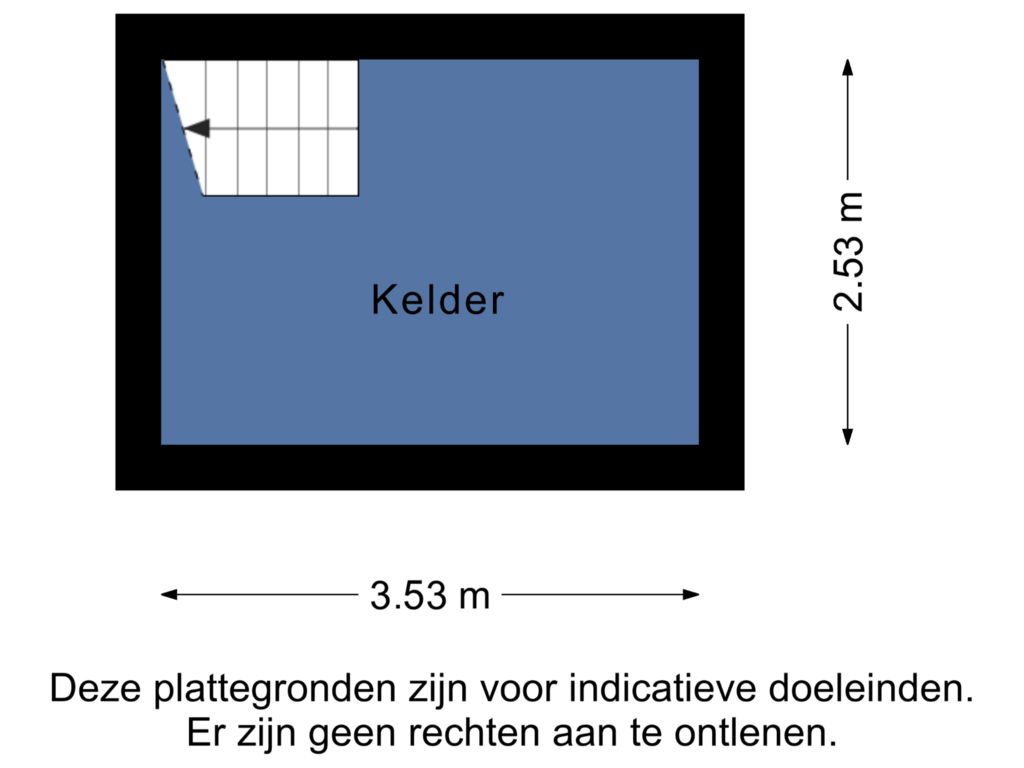 Bekijk plattegrond van Kelder van Karel Appelstraat 39