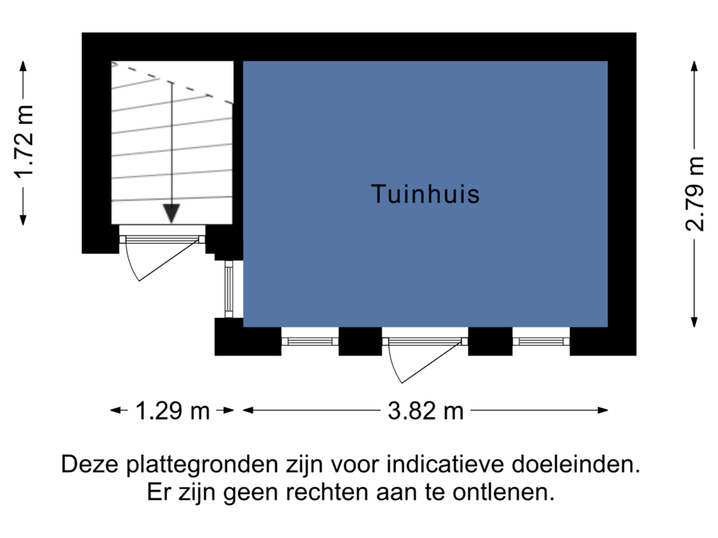 Bekijk plattegrond van Tuinhuis van Karel Appelstraat 39