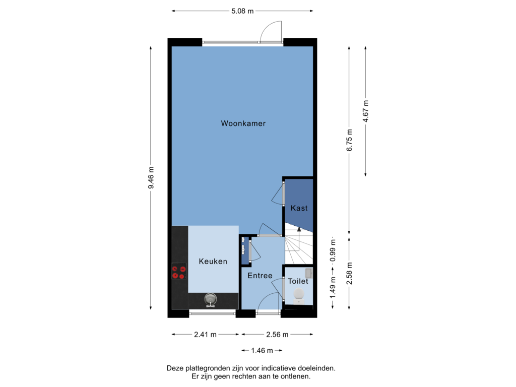 Bekijk plattegrond van Begane Grond van Klaassenhof 18