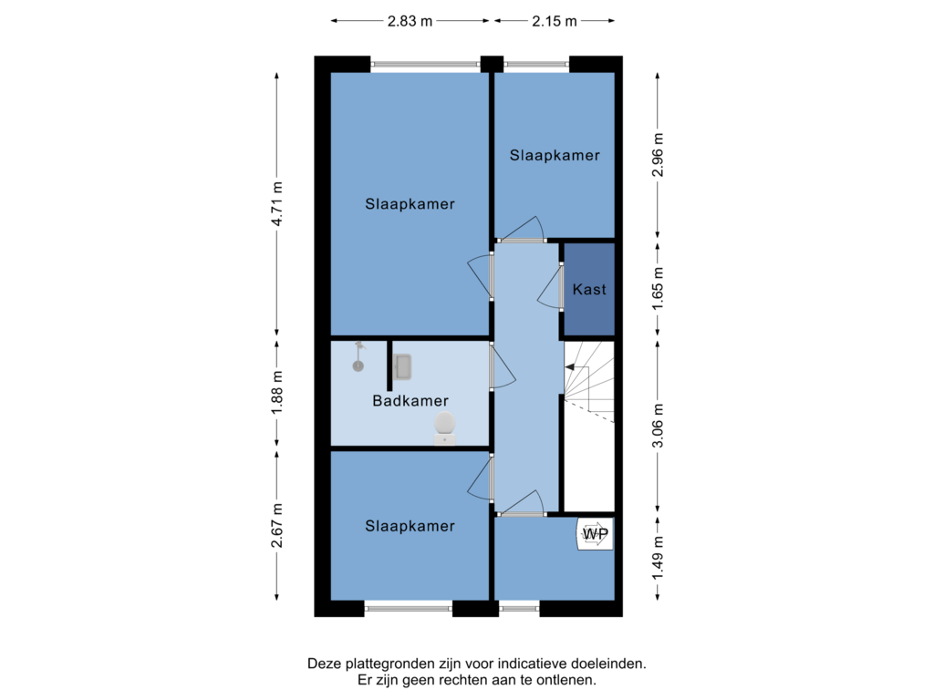 Bekijk plattegrond van 1e Verdieping van Klaassenhof 18