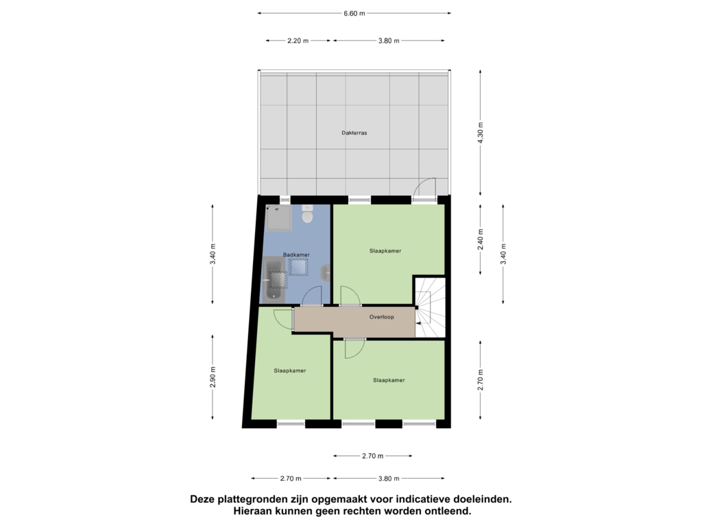 Bekijk plattegrond van 1e Verdieping van Leliestraat 44