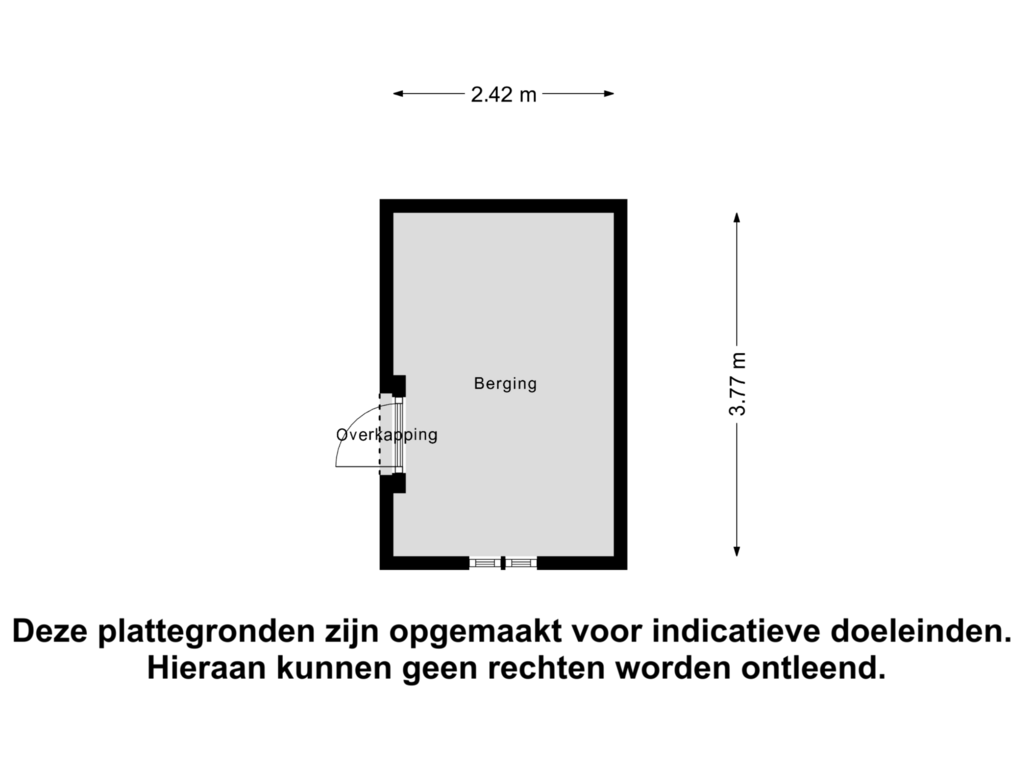 View floorplan of Berging of Walstroweg 5