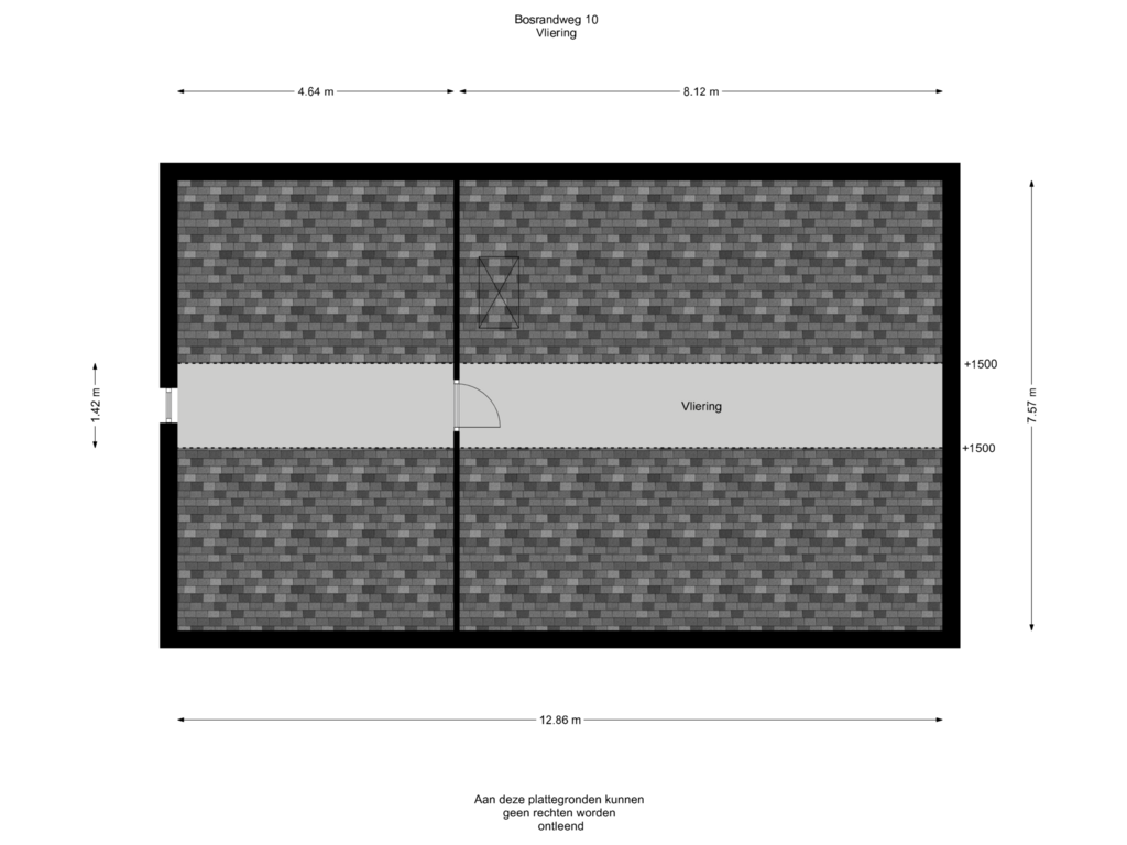 View floorplan of Vliering of Bosrandweg 10