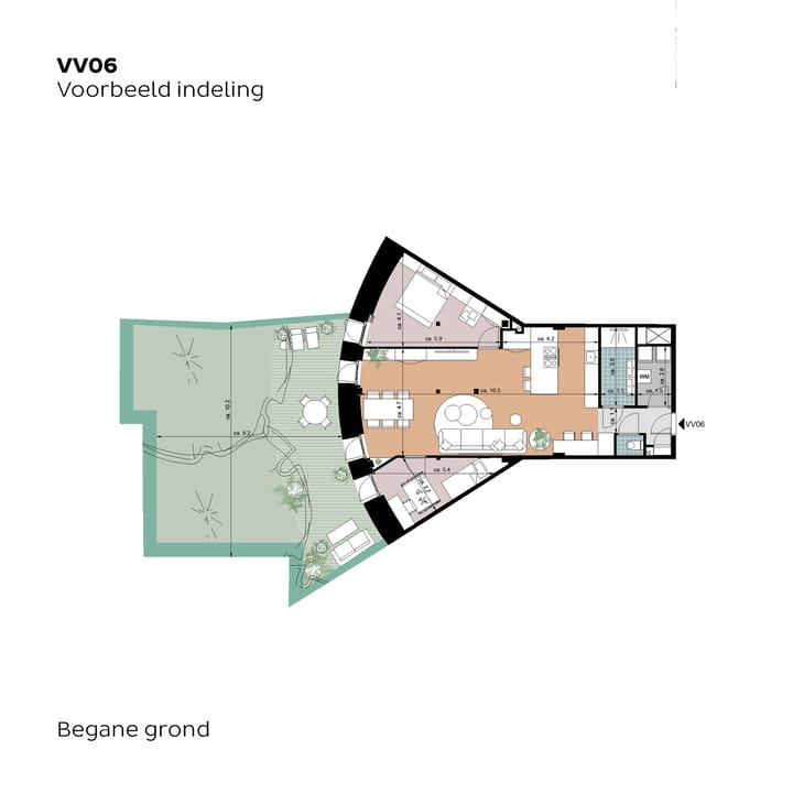 Foto 3 van Vredeskerk; Appartementen op maat (Bouwnr. VV06)