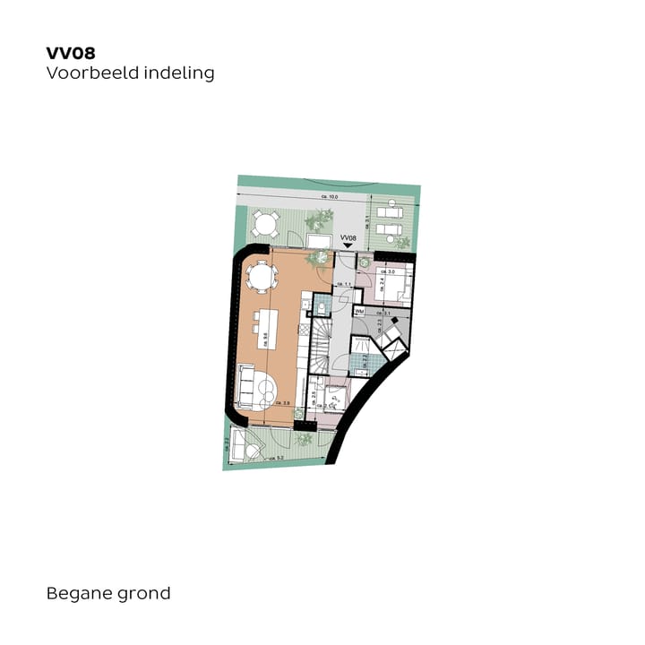 Foto 3 van Vredeskerk; Appartementen op maat (Bouwnr. VV08)