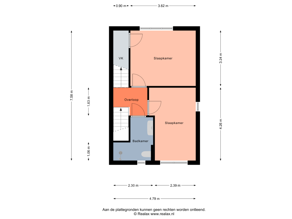 Bekijk plattegrond van Verdieping 1 van Scheermolen 2