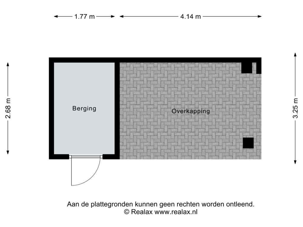 Bekijk plattegrond van Berging van Scheermolen 2