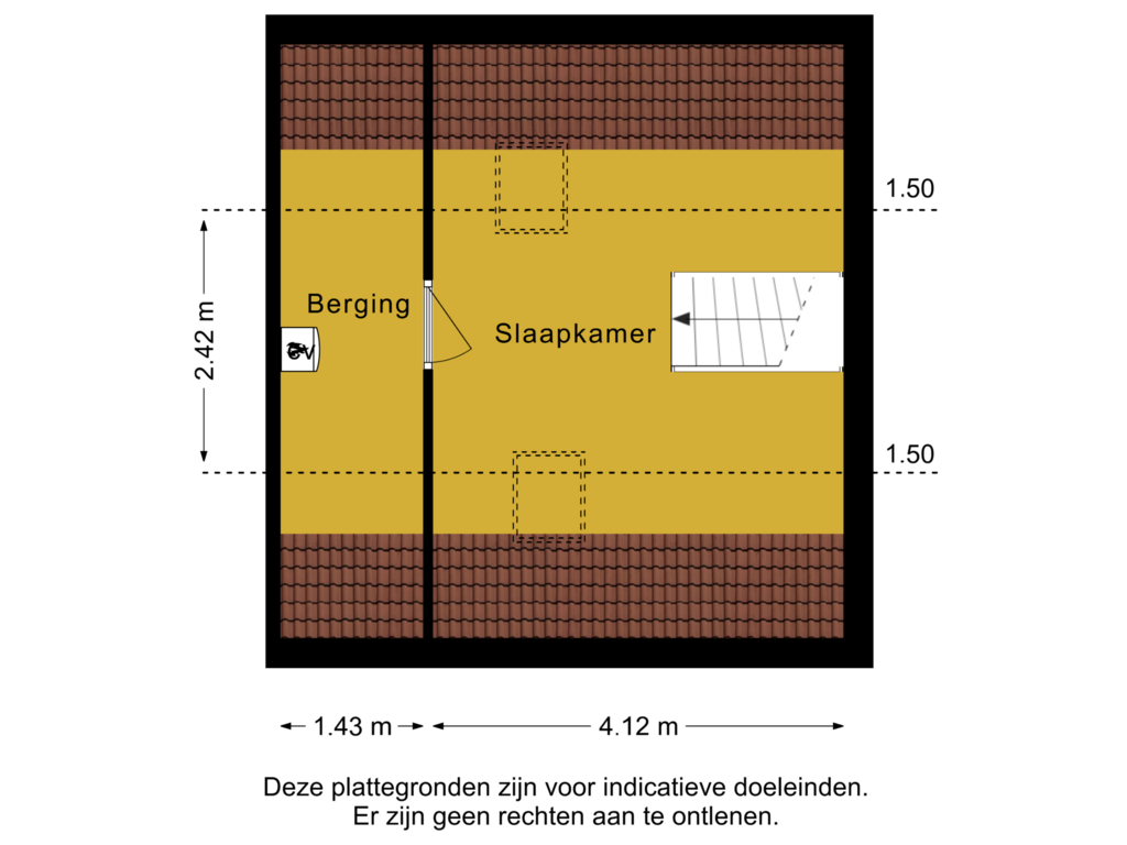 Bekijk plattegrond van 2e Verdieping van Industrieweg 5