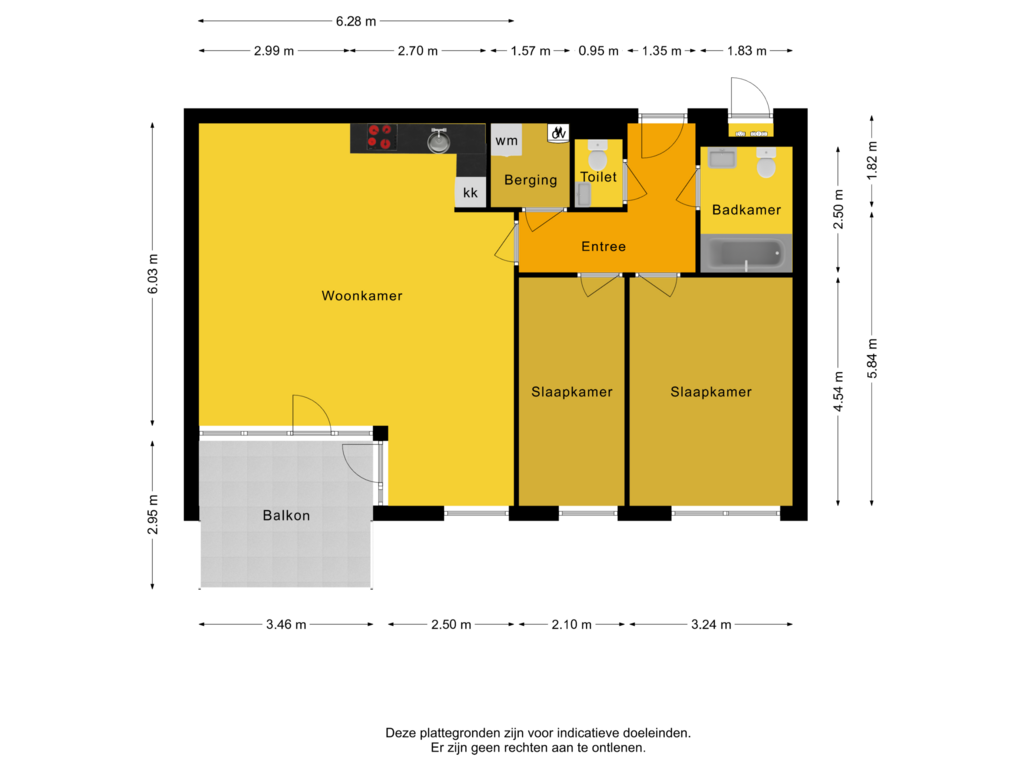 Bekijk plattegrond van Appartement van den Toversnest 113