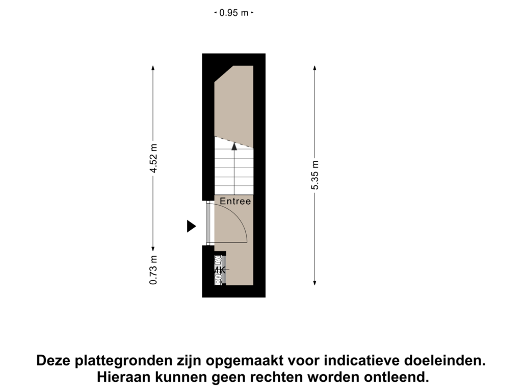 View floorplan of Begane grond of Willibrorduslaan 27-A